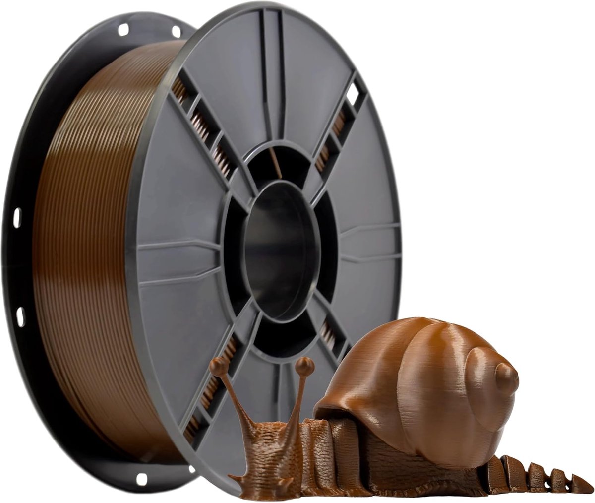 Marmer PLA+ Filament 1.75mm voor 3D-printer - 1kg Marble Grey