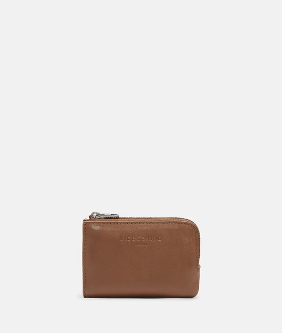 LIEBESKIND BERLIN Cuir étui pour carte de crédit Leni Wallet Sepia brun