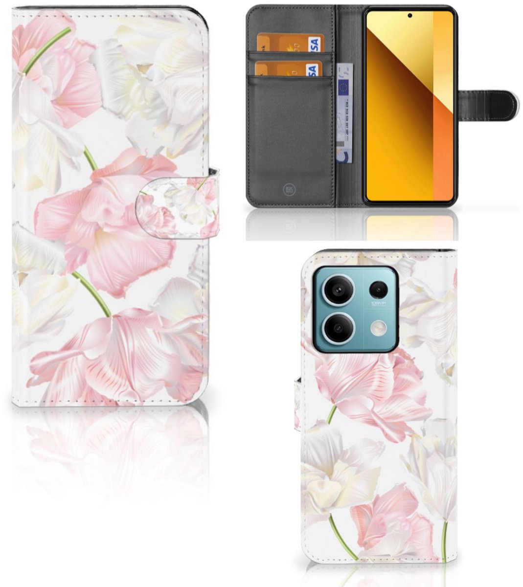 Xiaomi Redmi Note 13 5G Hoesje Lovely Flowers