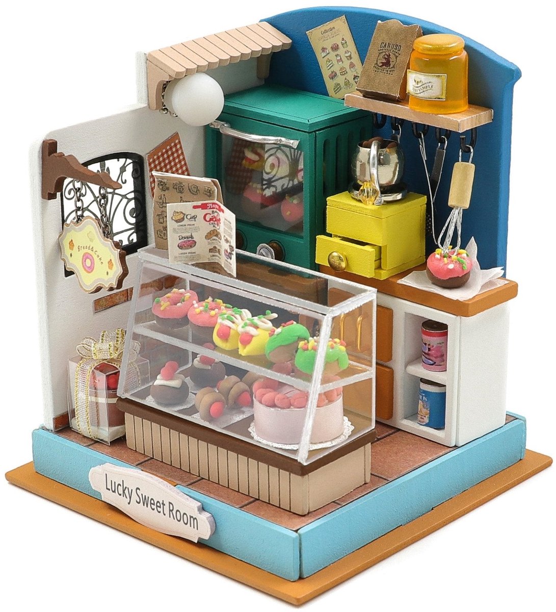 Lucky sweet room - 3D Puzzel met Handleiding - DIY - Miniatuur Modelbouw Hout Kinderen en Volwassenen - Houten bouwpakket - Assemblr