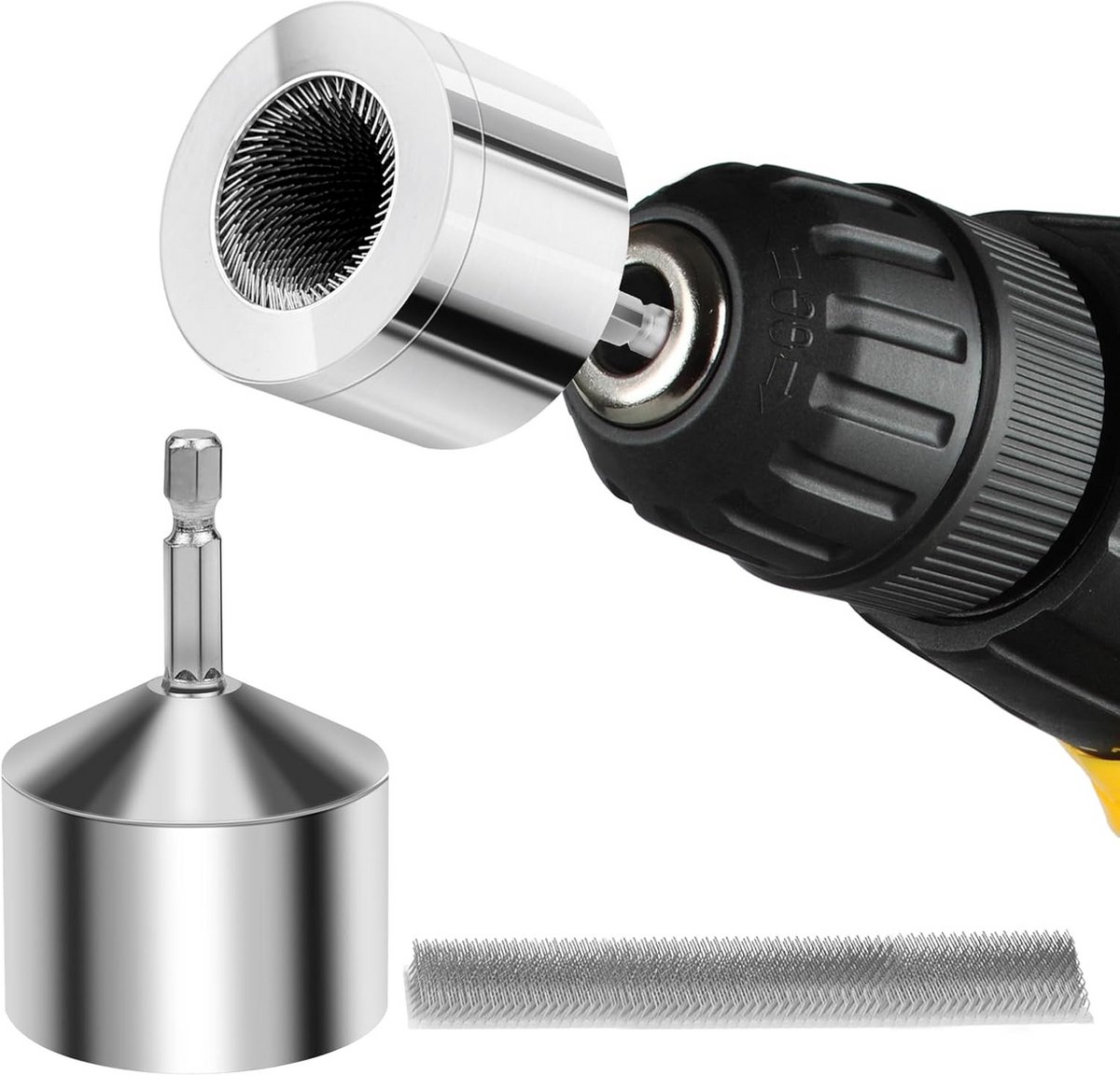 Reinigingsborstel voor koperen buizen - Ideaal voor lassen en ontbraaming (22 mm)