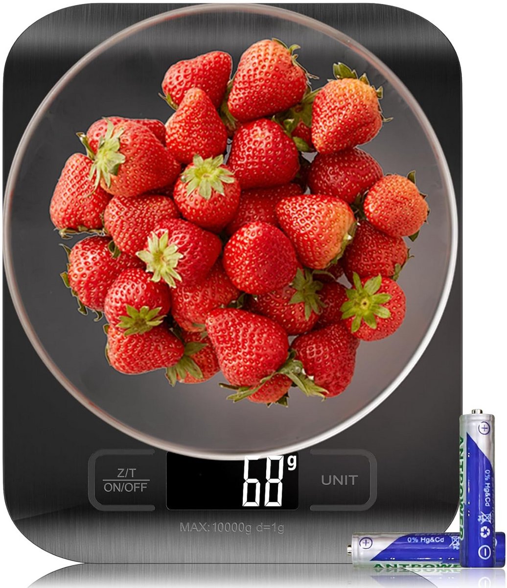 Digitale keukenweegschaal 10 kg met LCD-display en nauwkeurige metingen