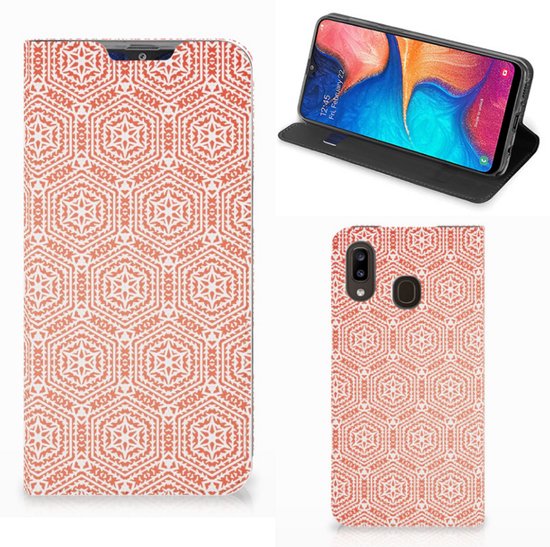 Coque Samsung Galaxy A30 avec Motif Aimant Orange