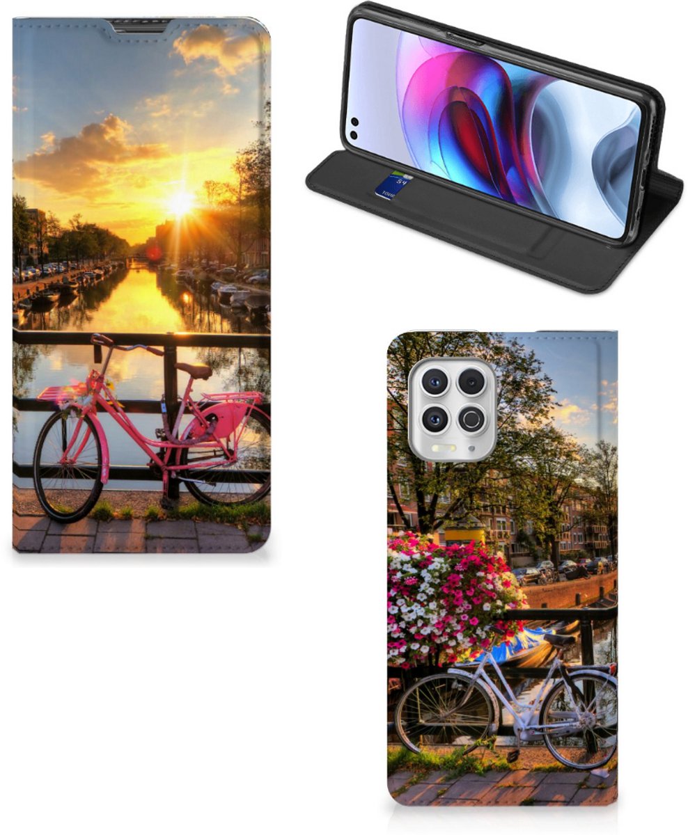 Motorola Moto G100 Book Cover Amsterdamse Grachten
