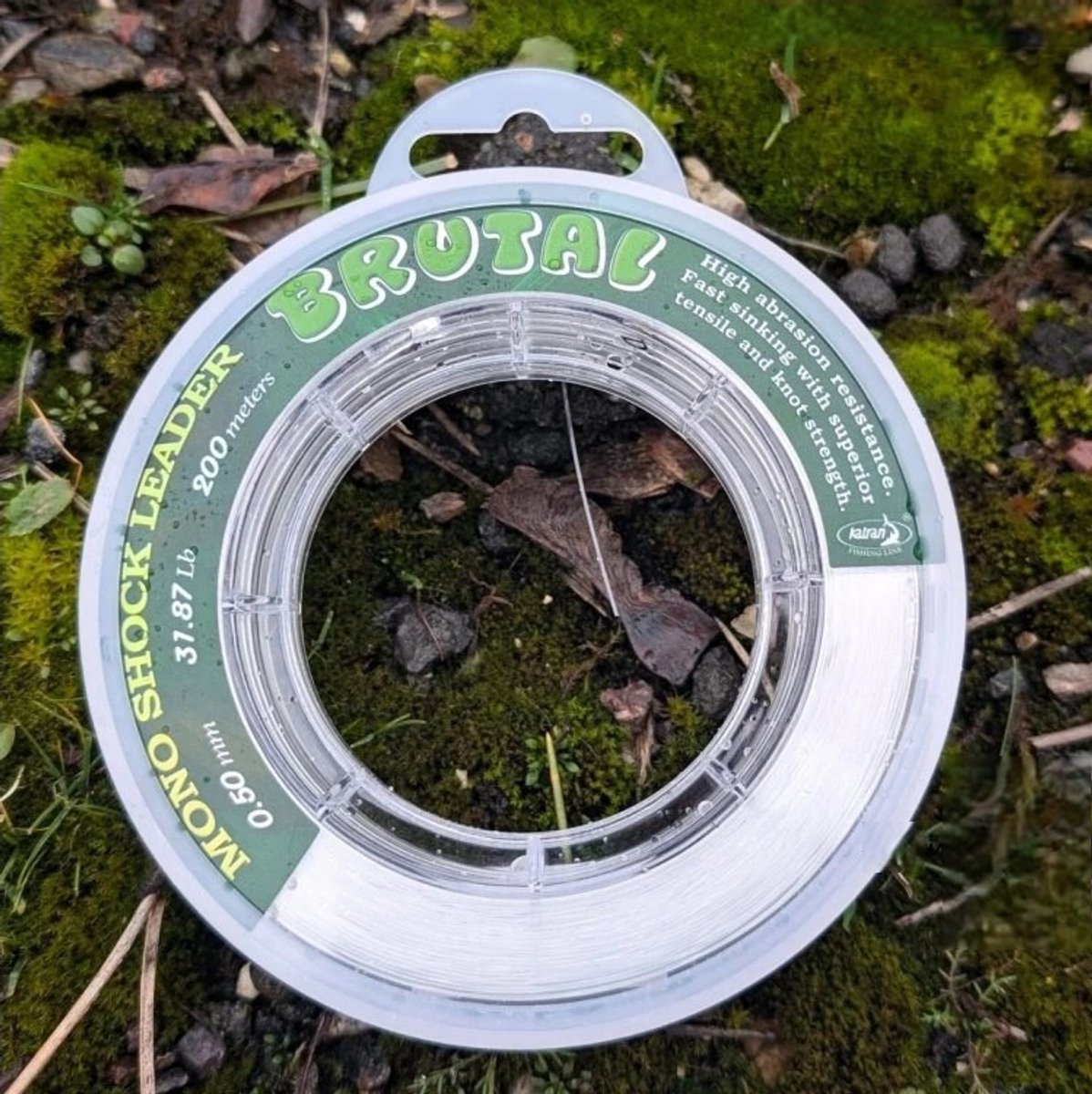 Katran Leadermateriaal BRUTAL Mono Shock Leader 0.45mm 300mtr