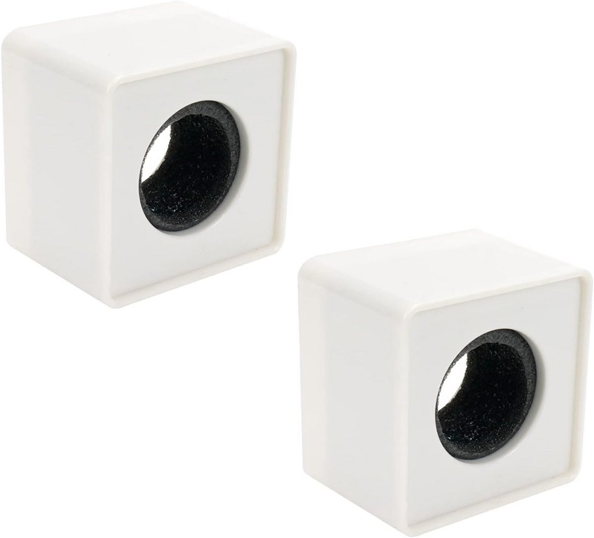 2 Stuks Microfoon Standaards voor Interviews - Vierkante Vlaggen