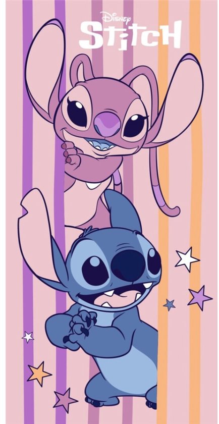 Stitch and Angel strandlaken 70 x 140 cm polyester
