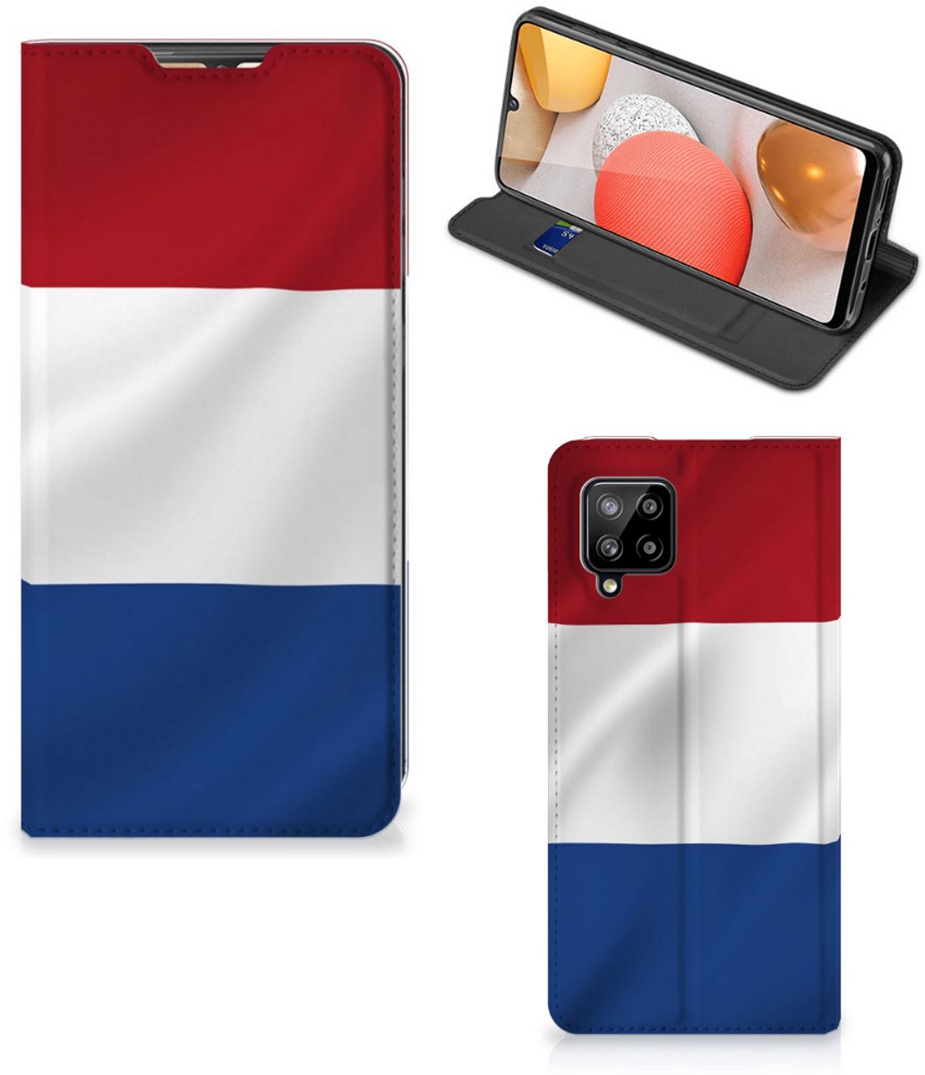 Samsung Galaxy A42 Standcase Nederlandse Vlag