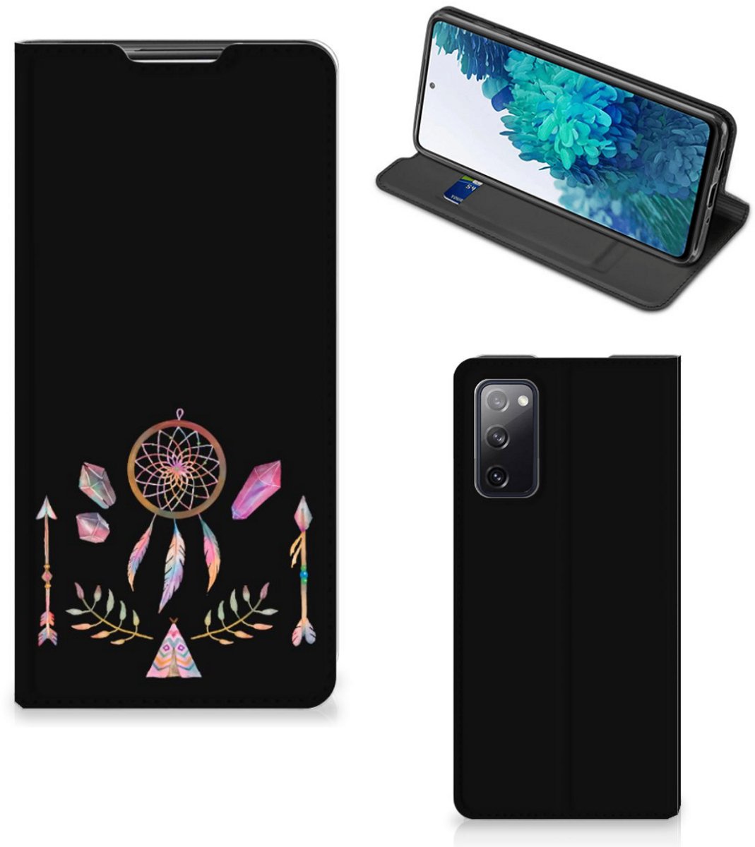 Samsung Galaxy S20 FE Magnet Case Boho Dreamcatcher