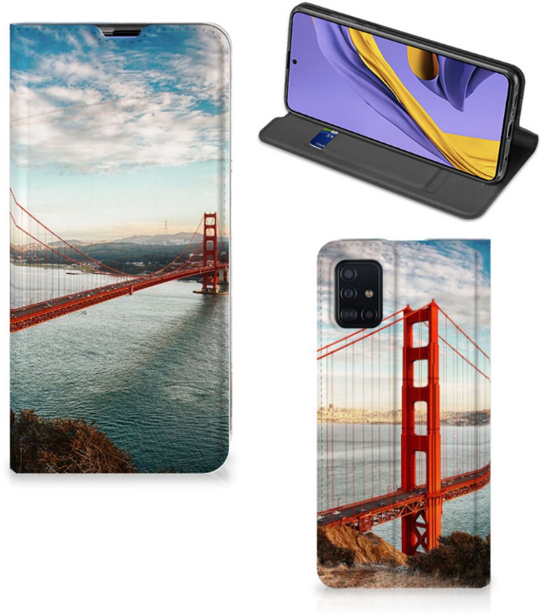 Samsung Galaxy A51 Book Cover Golden Gate Bridge