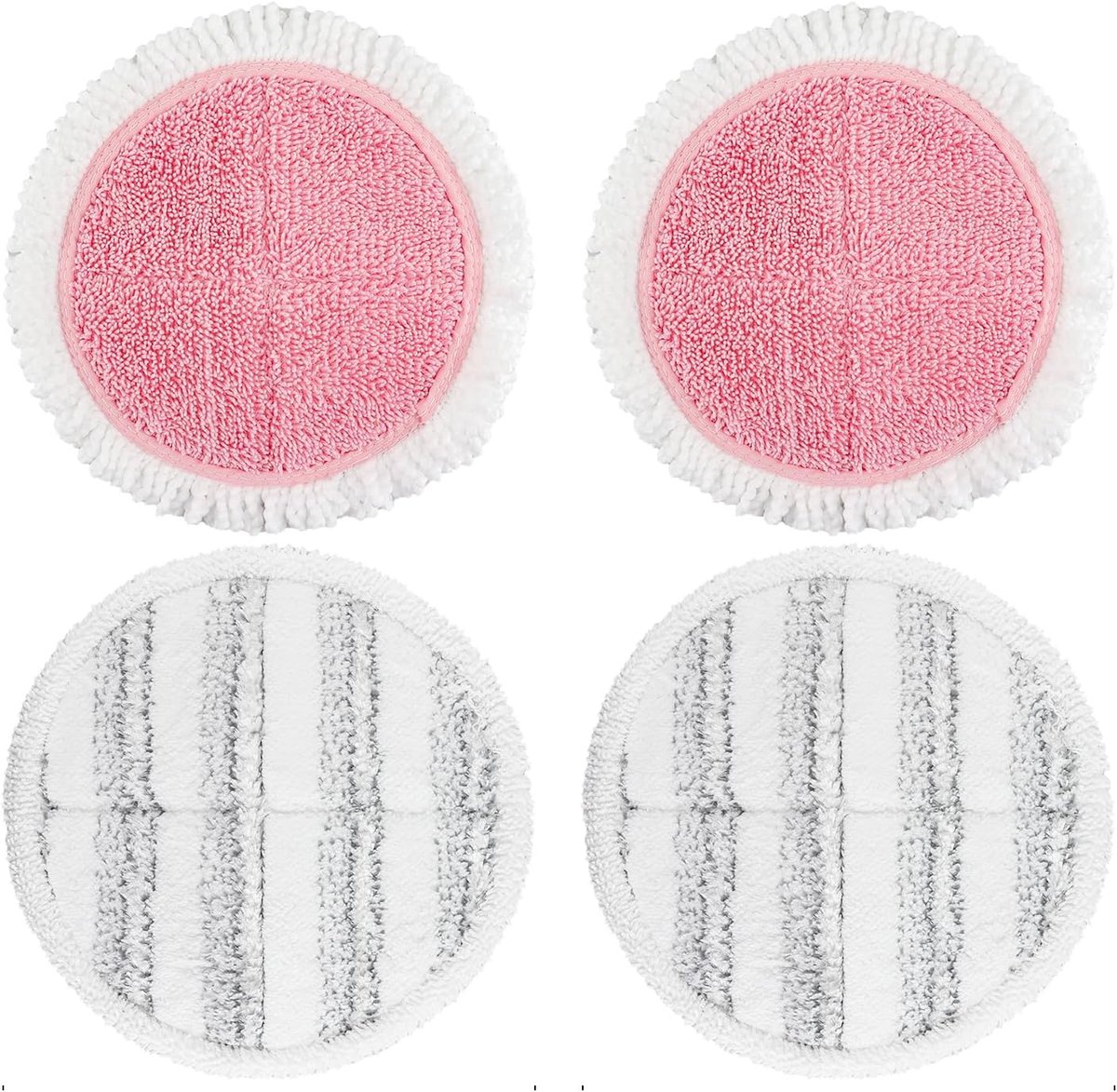 Drijvende dweilpads 16cm - Vervangende Mop Pad voor Stoomreiniger - Absorberende Mop Pads