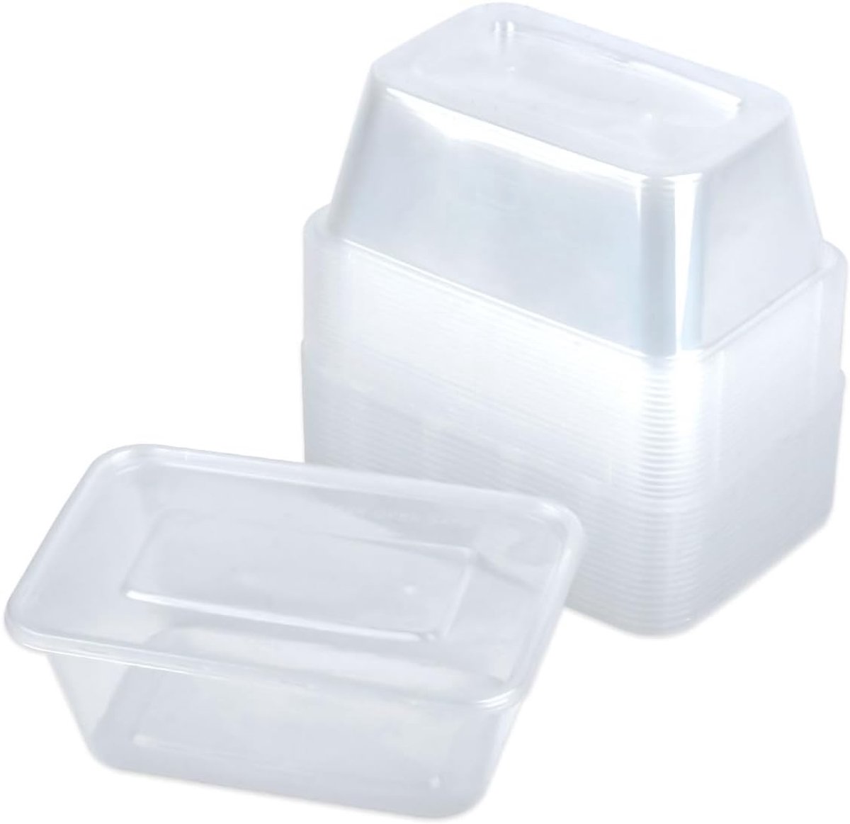Voedselcontainers Set - Maaltijd Voorbereiding - Opslag & Invriezen - Stapelbaar & Veilig - 900 ml