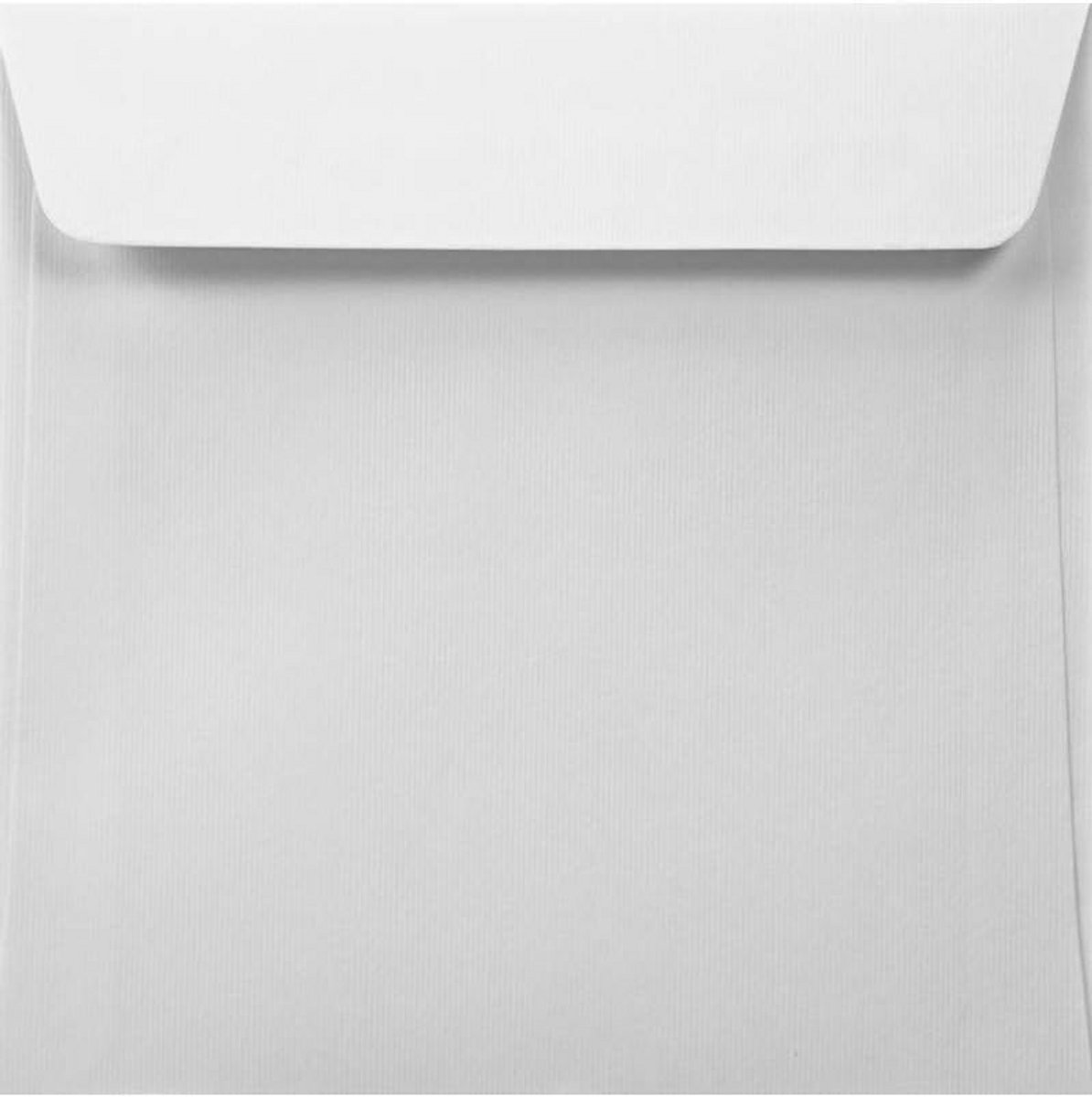 Vierkante Enveloppen Natuurwit DIN K4 170x170mm met Lijnstructuur voor Kaarten en Uitnodigingen