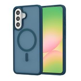 imoshion Hoesje - Geschikt voor Samsung Galaxy A57 (5G) - Color Guard Backcover met Magnetische Ring - Donkerblauw