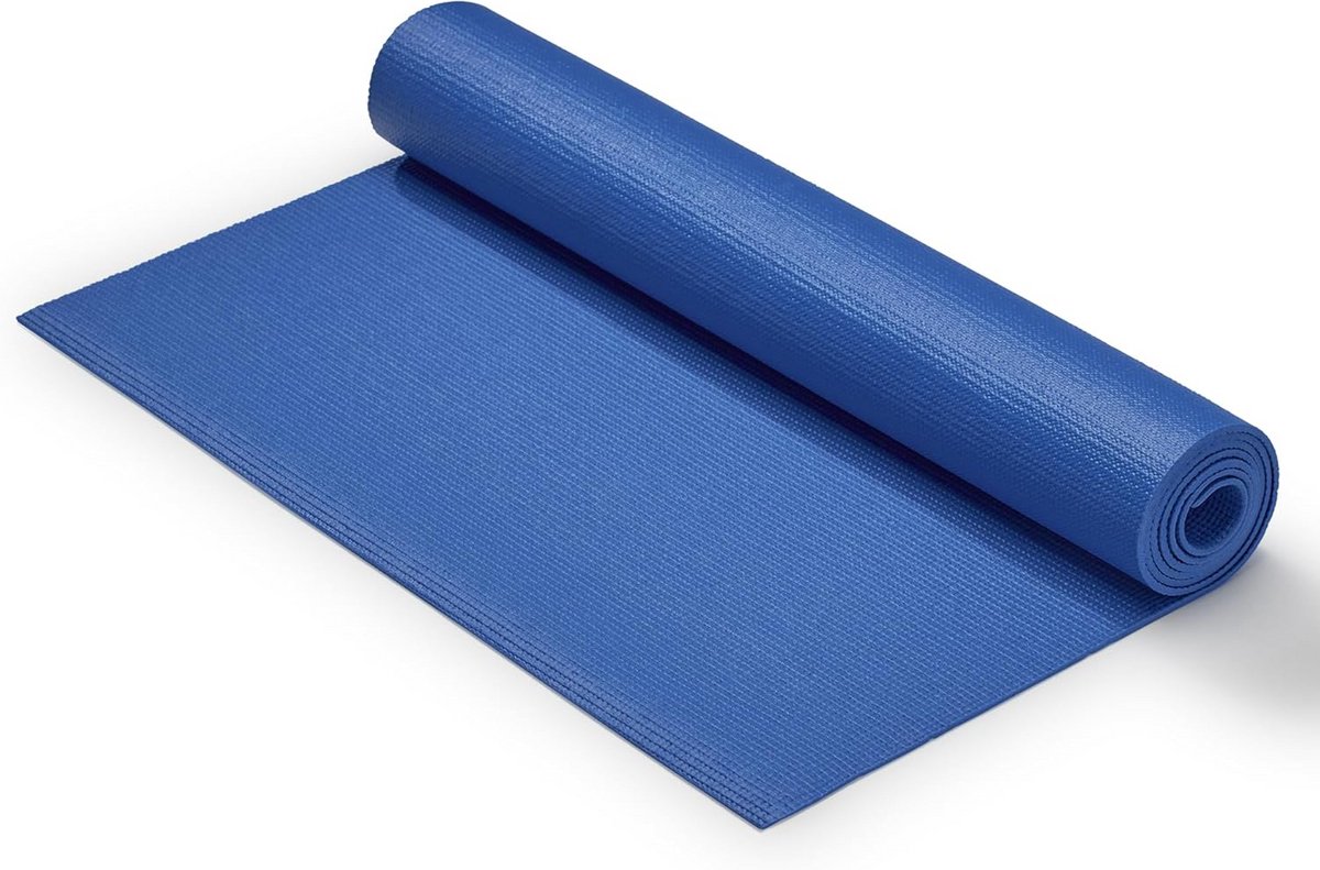 Antislip yogamat - duurzaam, anti-scheur, lichtgewicht, gewatteerde ondersteuning voor yoga, pilates, rekoefeningen, meditatie en vloertrainingen, meerdere maten en kleuren
