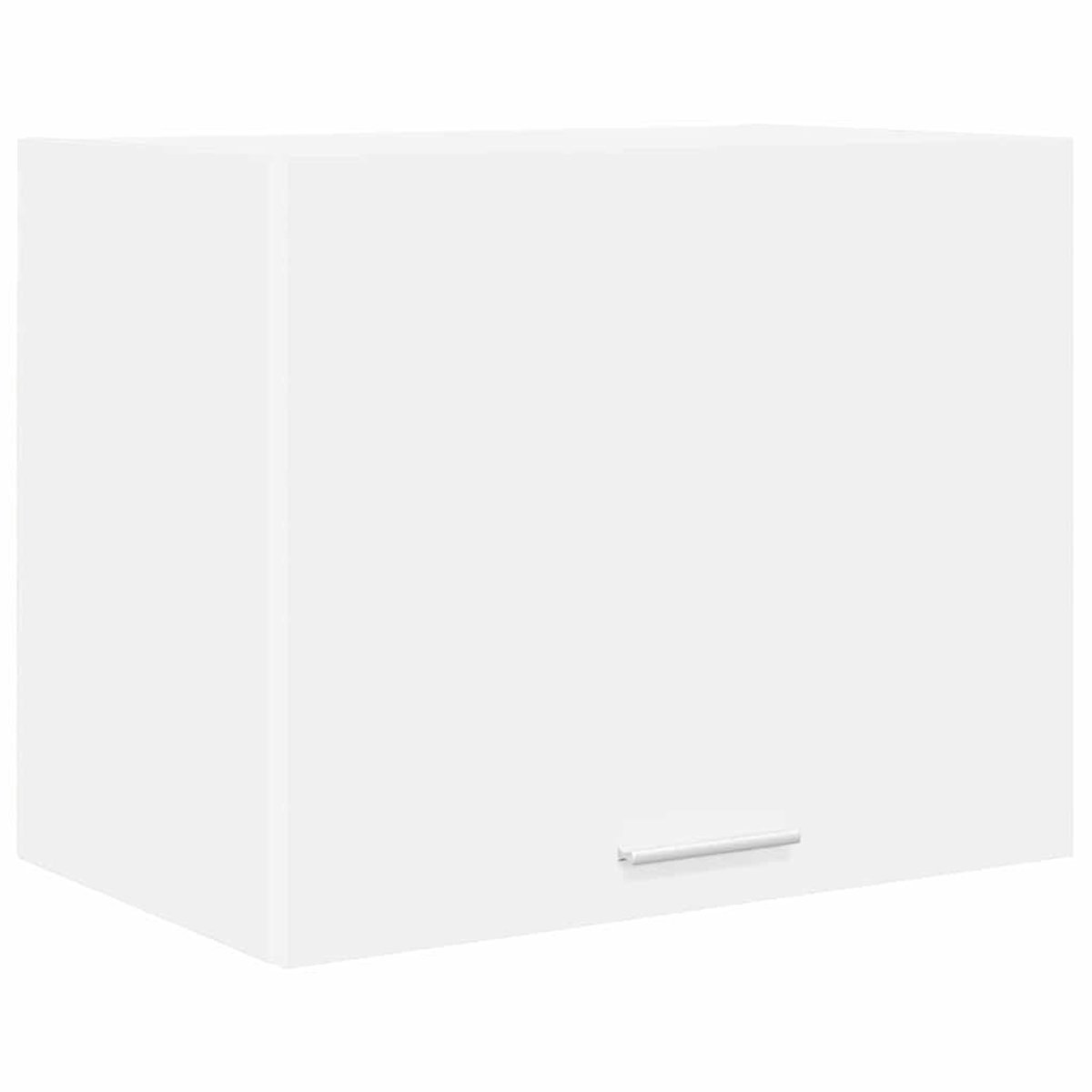 vidaXL Hangkast - Wit - 50 - x - 31 - x - 40 - cm - Bewerkt - hout