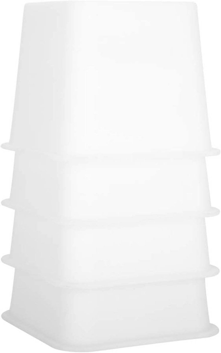 Set van 4 Houten Meubelverhogers 10 cm voor Bedden, Stoelen en Tafels