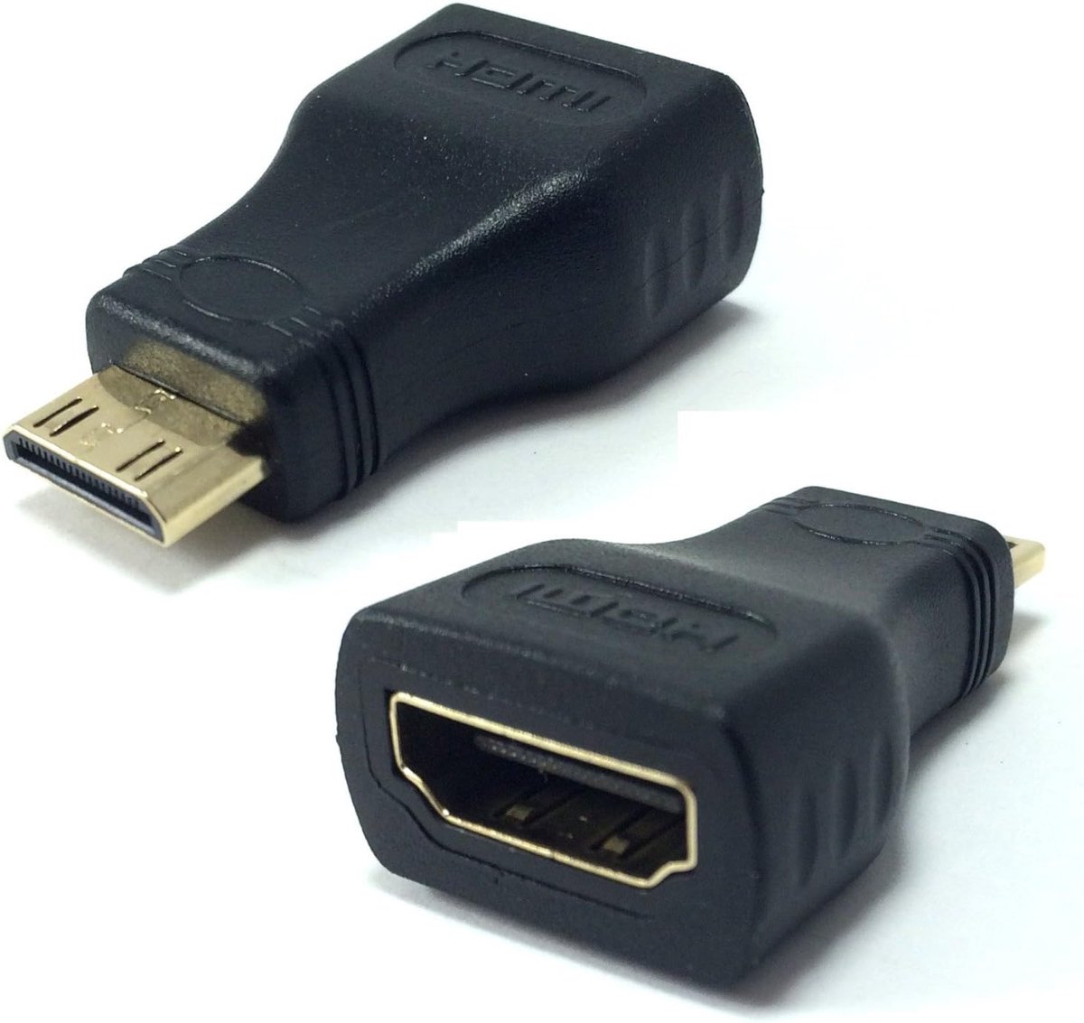 Mini HDMI (Type C) naar HDMI (Type A) adapter voor aansluiting op tv en monitor