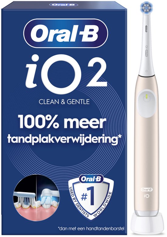 Oral-B iO2 Elektrische Tandenborstel Calm Pink 1 stuk - Oral-B - €36,85