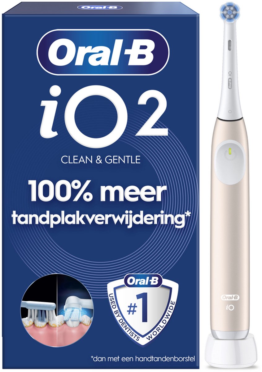 Oral-B iO2 Elektrische Tandenborstel Calm Pink 1 stuk - Oral-B - €36,85