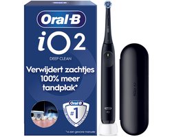 Oral-B iO2 Night Black Elektrische Tandenborstel - 1 Opzetborstel - 1 Reisetui