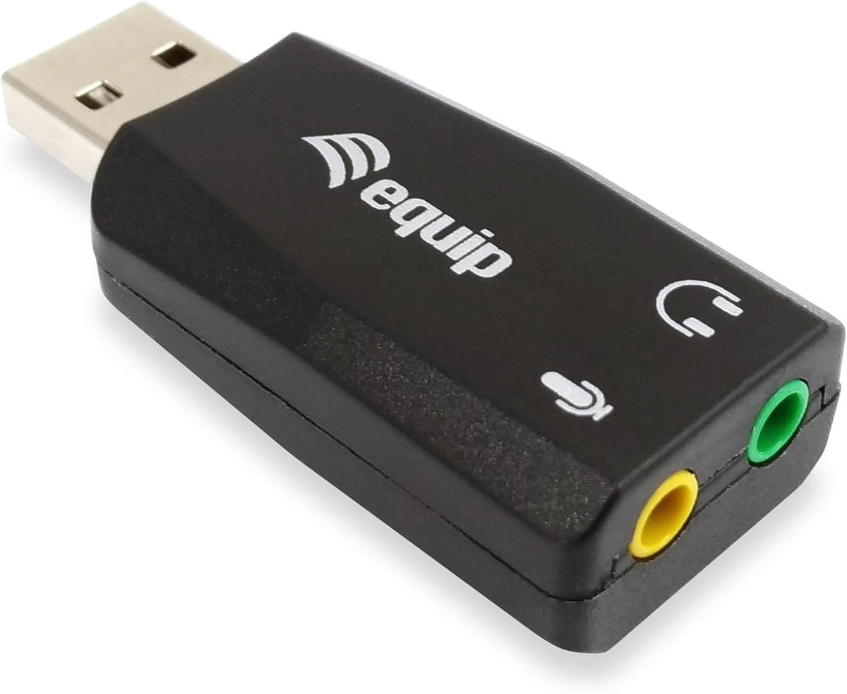 Externe USB Geluidskaart - USB naar 2x 3.5mm Jack voor Microfoon en Audio