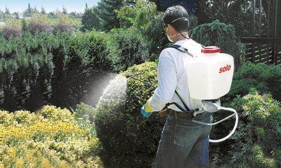 Rugspuit - Drukspuit - Tuinonderhoud - Grote inhoud - 4 gallon - Blauw — afbeelding 4