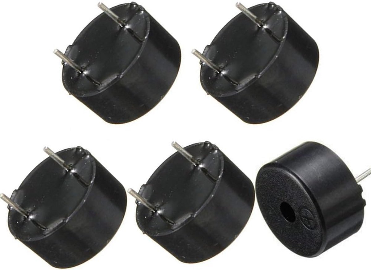 Pack van 5 Passieve Piëzo Zoemers Mini Luidspreker voor Diverse Elektronica Projecten