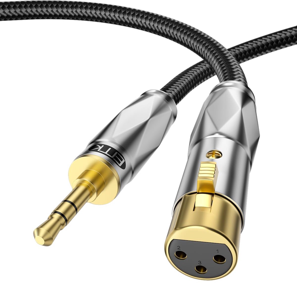 Unsymmetric 3.5mm naar XLR Kabel - 3 meter - Voor Audioapparatuur