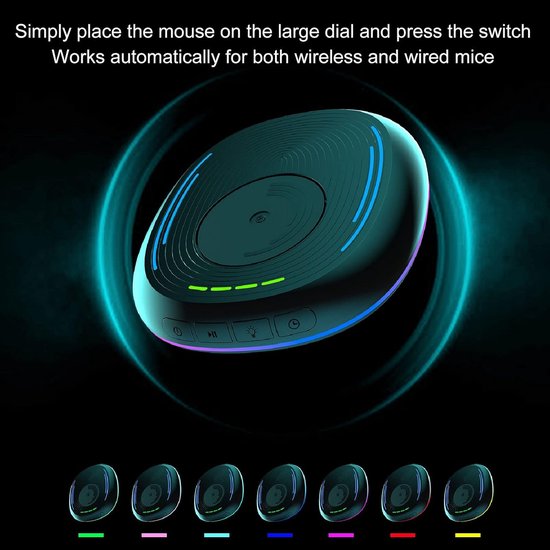 Stille Muisverplaatser met Instelbare Timer en LED-Display - Voorkom Slaapstand Laptop — afbeelding 3