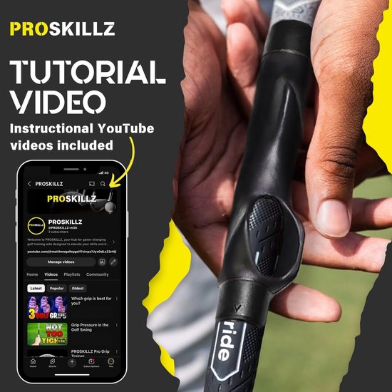 Golf Grip Trainer – Verbeter Handplaatsing en Swingtechniek – Oefen Hulpmiddel voor Nauwkeurigheid en Controle van GOLF — afbeelding 3