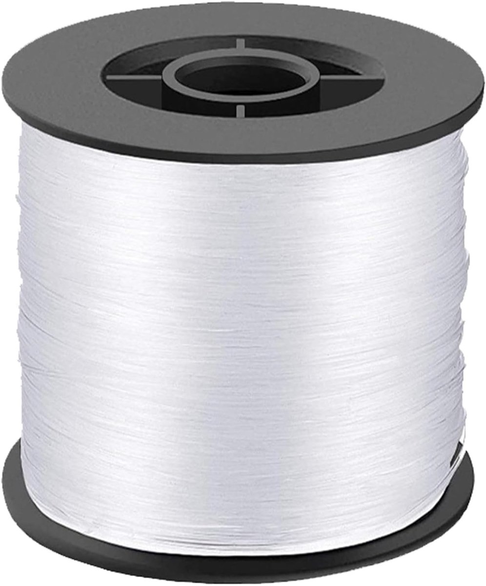 Vislijn nylon - 200m - 0.8mm Nylon Draad - Visdraad voor Zoetwater en Zoutwater - Wit