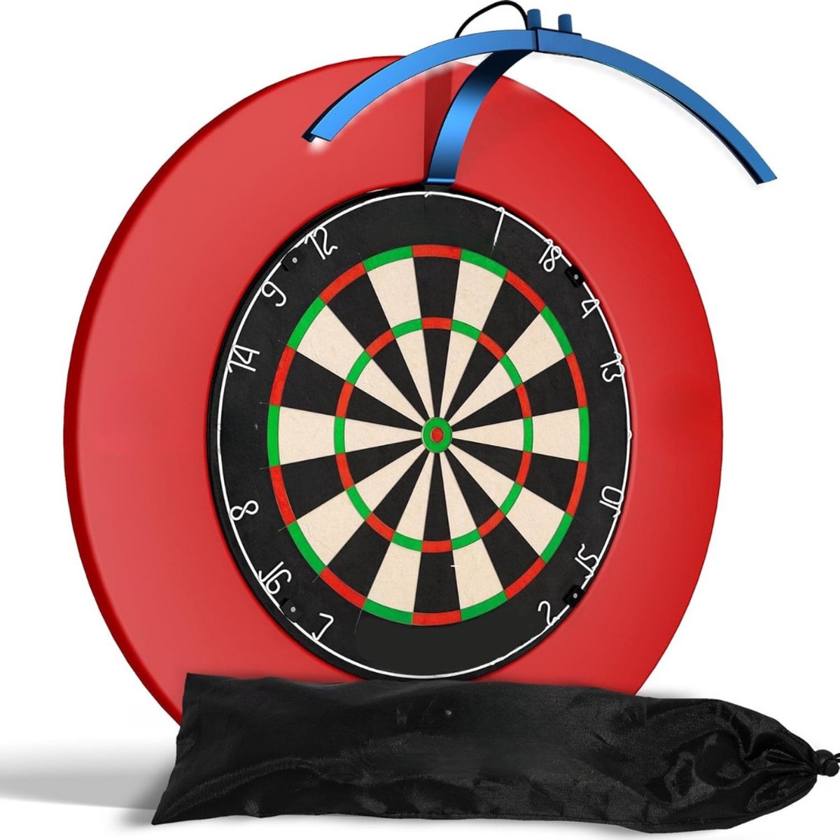 SCH® Dartbord Verlichting - Dartbord - Blauw - ‎50cm x 50cm x 12cm