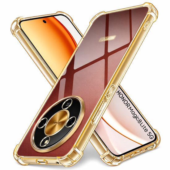 Coque pour Honor Magic 8 Lite - Antichoc Protection Silicone Souple Transparent