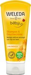 WELEDA baby Shampoo & Douchecrème Calendula: milde reiniging van top tot teen. 100% gecertificeerde natuurlijke huidverzorging.