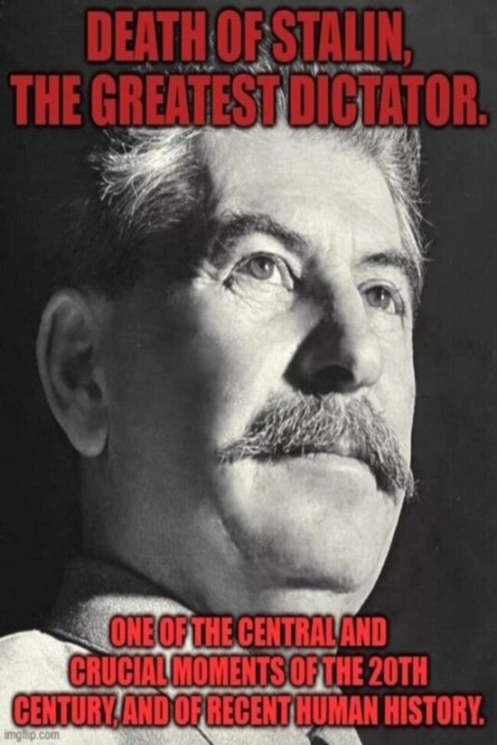 DEATH OF STALIN. THE GREATEST DICTATOR. - cover