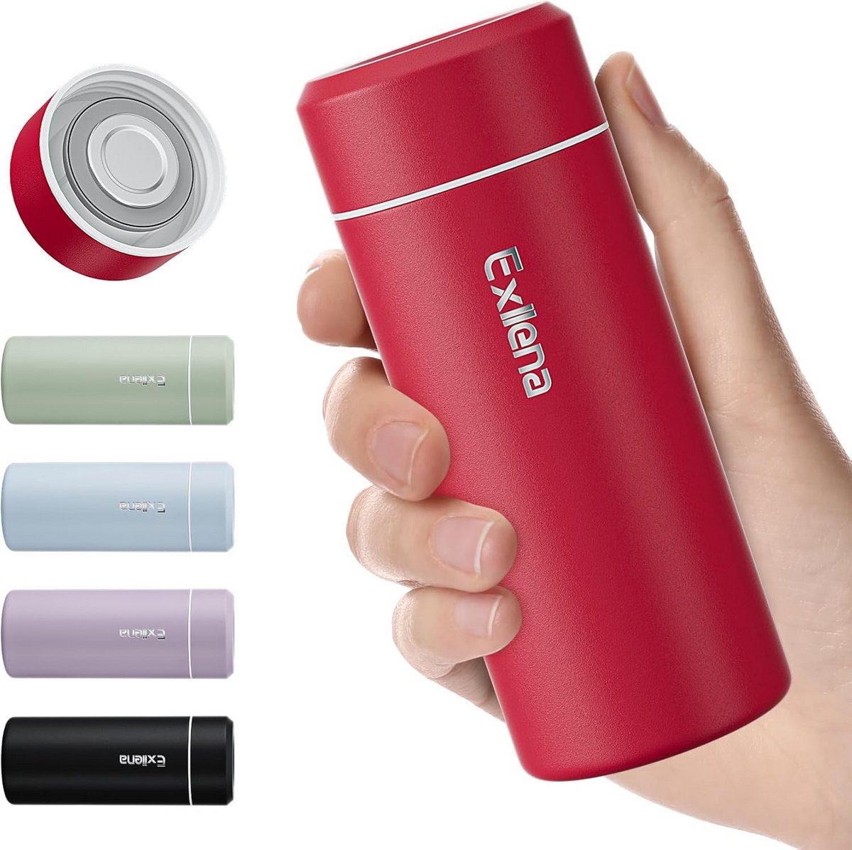 Compacte Mini Thermosfles 220ml - Dubbelwandig Vacuüm & Lekvrij