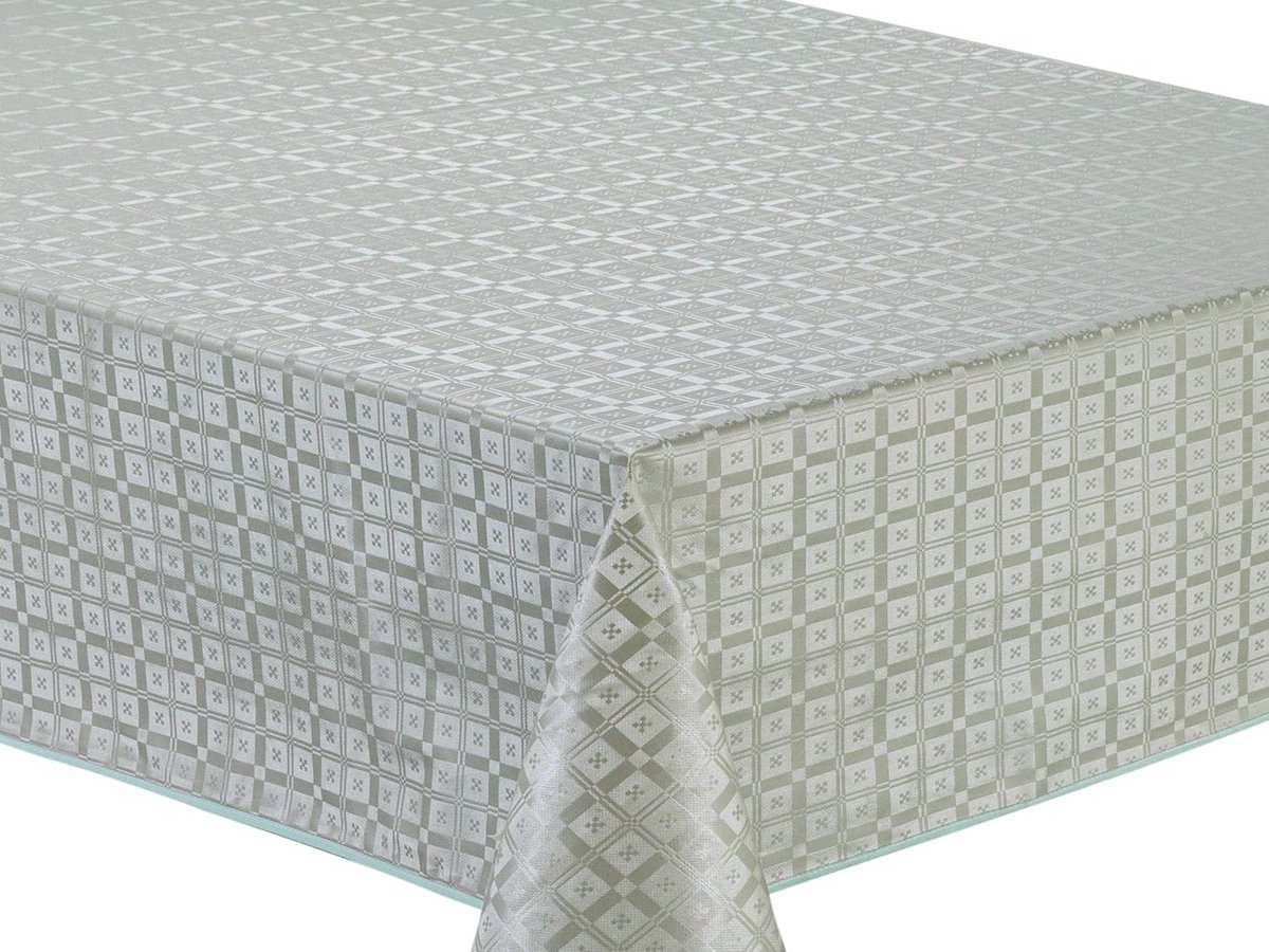Rechthoekig PVC Tafelkleed met Reliëf 140x200 cm Rood