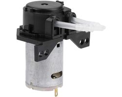 Doseerpomp voor Aquarium en Lab, DIY Peristaltische Pomp DC12V/24V - Zwart