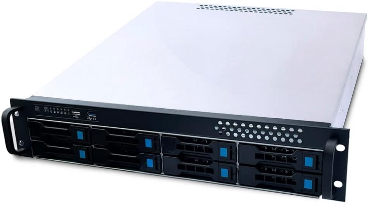 Server Opslagbehuizing 3,5 inch Bays voor 19 inch Rackmontage