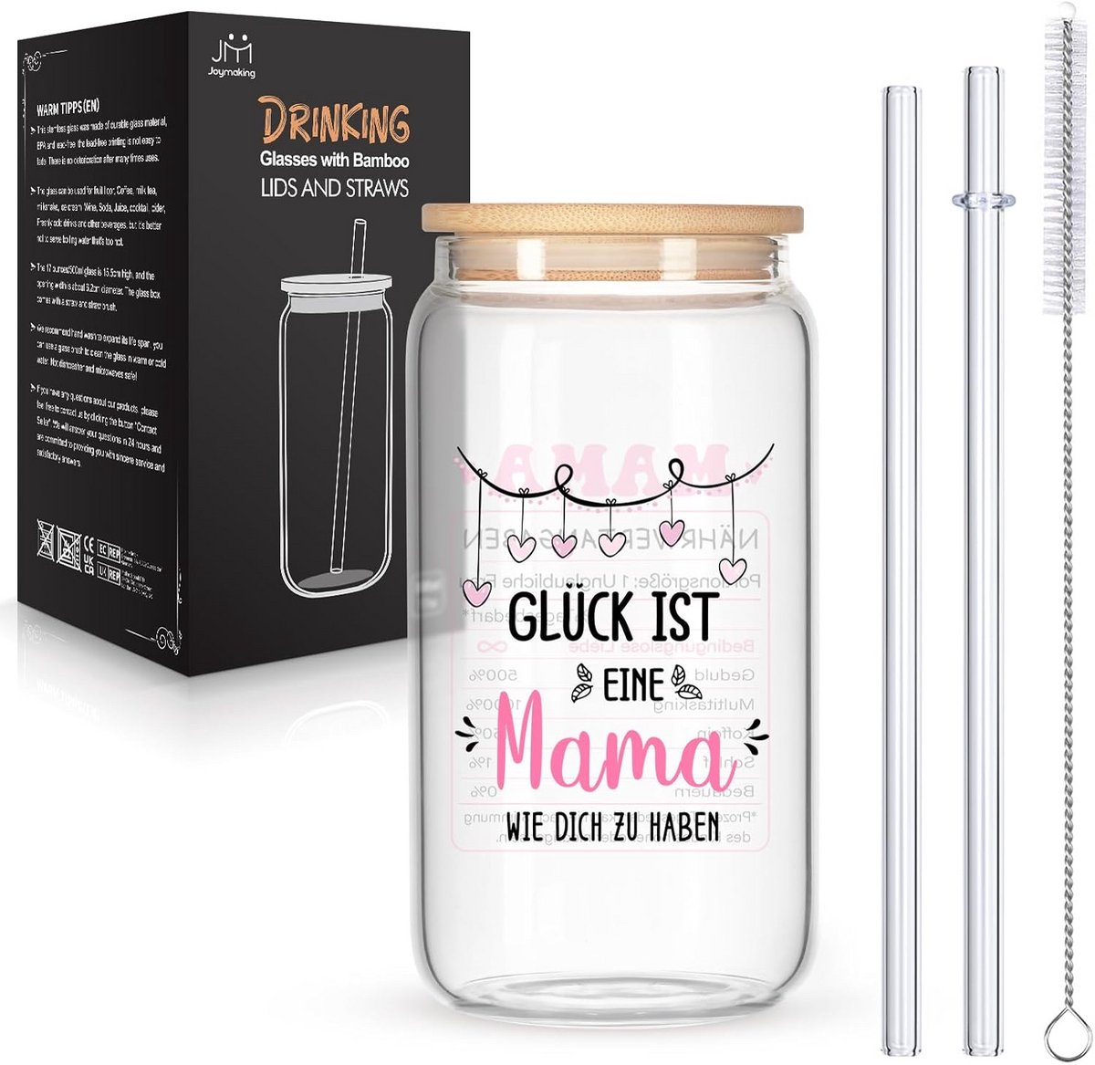Glazen met Deksel en Rietjes voor Iced Coffee en Cocktails
