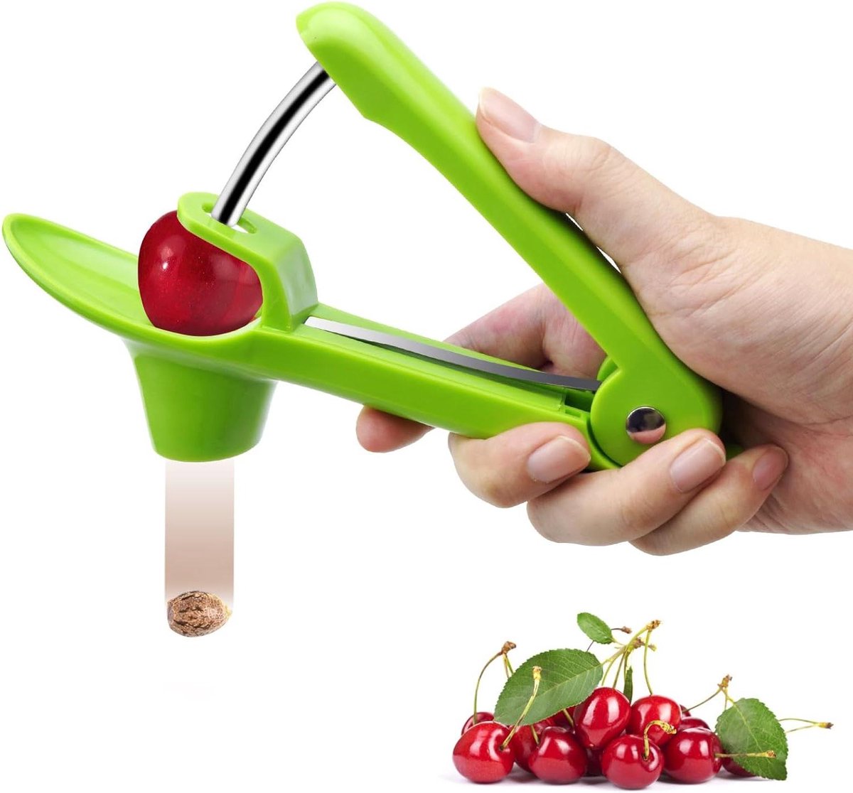 Professionele kersenpitten verwijderaar voor snel ontpitten van kersen en ander fruit.