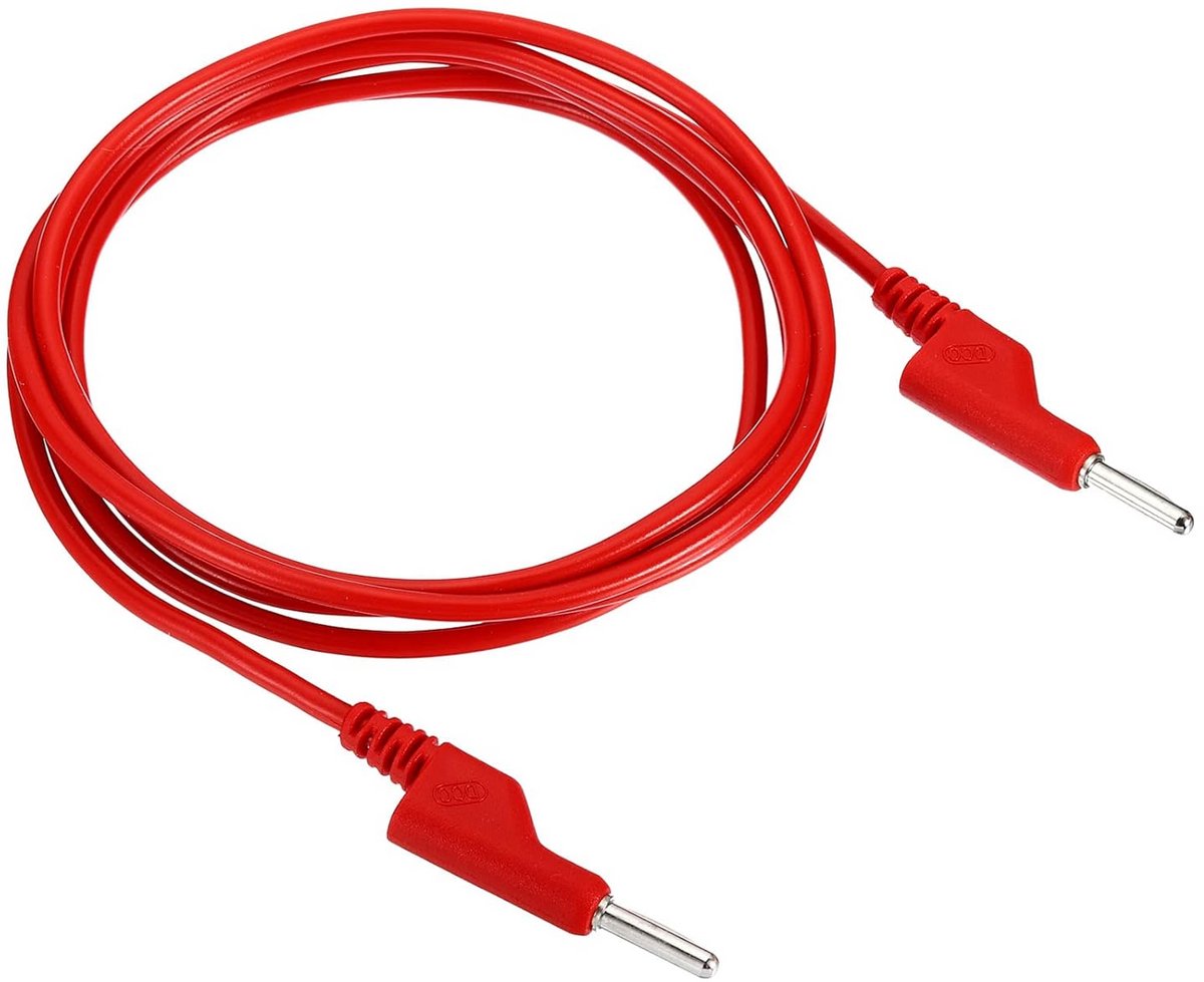 4mm Stapelbare Banaan Testkabel 2 Meter Rood Flexibel voor Multimeter