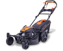 FUXTEC Grasmaaier Benzine - 51cm - 4-takt - 170cc - zelfrijdend / zelftrekkend /achterwielaandrijving - Mulchfunctie - Opvangbak 60L - FX-RM5170agile