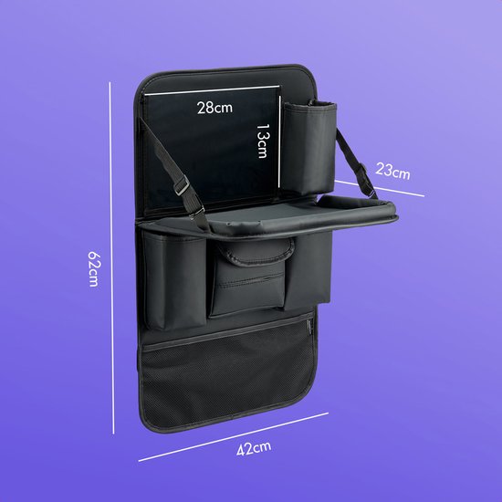 imoshion Luxe & Stevige Autostoel Organizer met Tablet Houder - 7 Opbergvakken