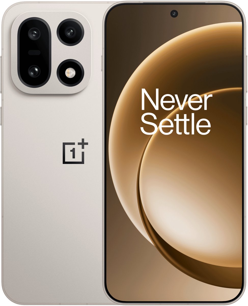 OnePlus 15 5G - 512GB - Sand Storm (Zand) - 16GB RAM - 6.78" 165Hz AMOLED - 7300mAh Accu - 120W SUPERVOOC - Snapdragon 8 Elite