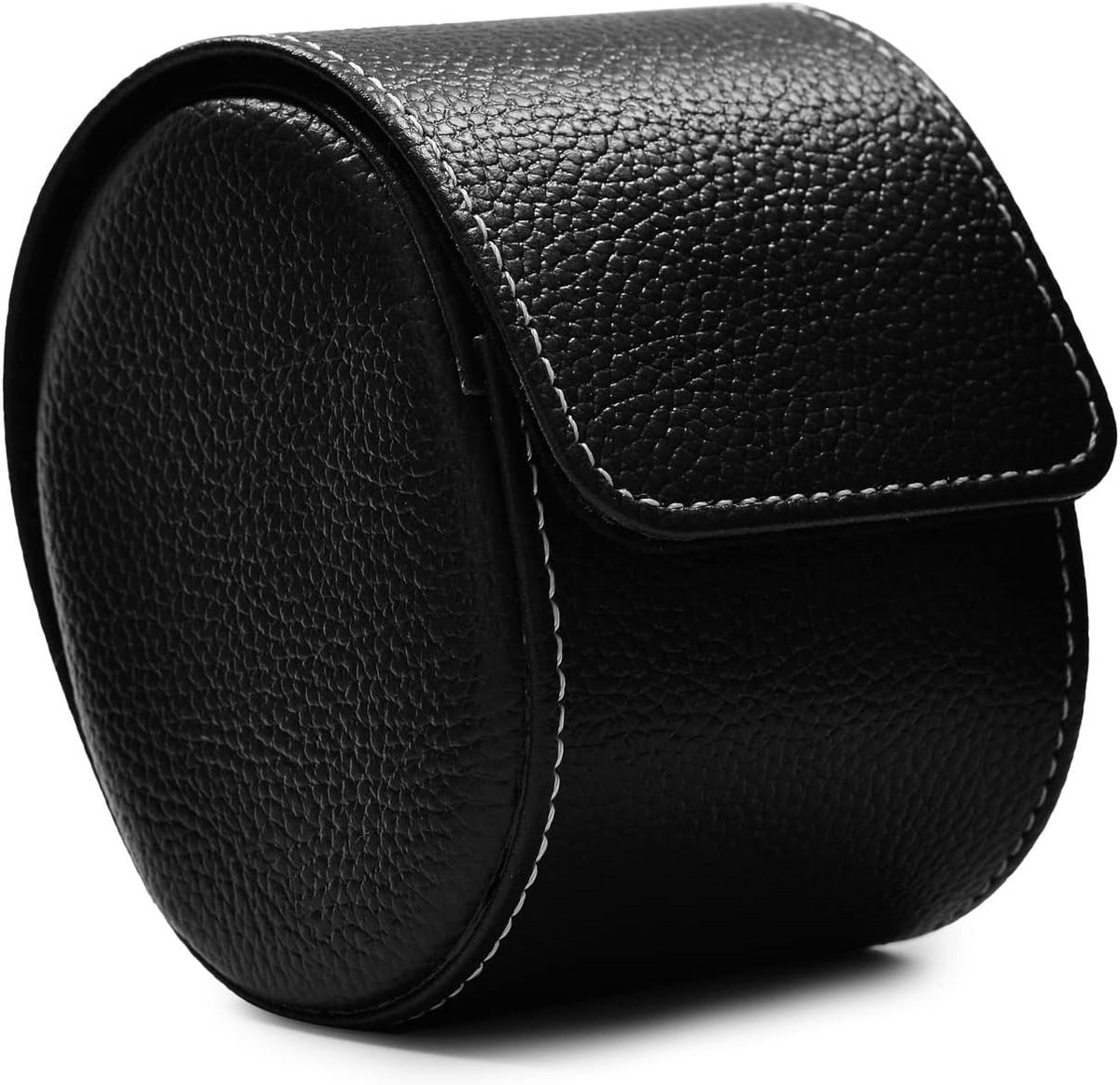 Luxe PU Lederen Reis Horlogedoos voor Één Horloge - Elegant Beschermhoes