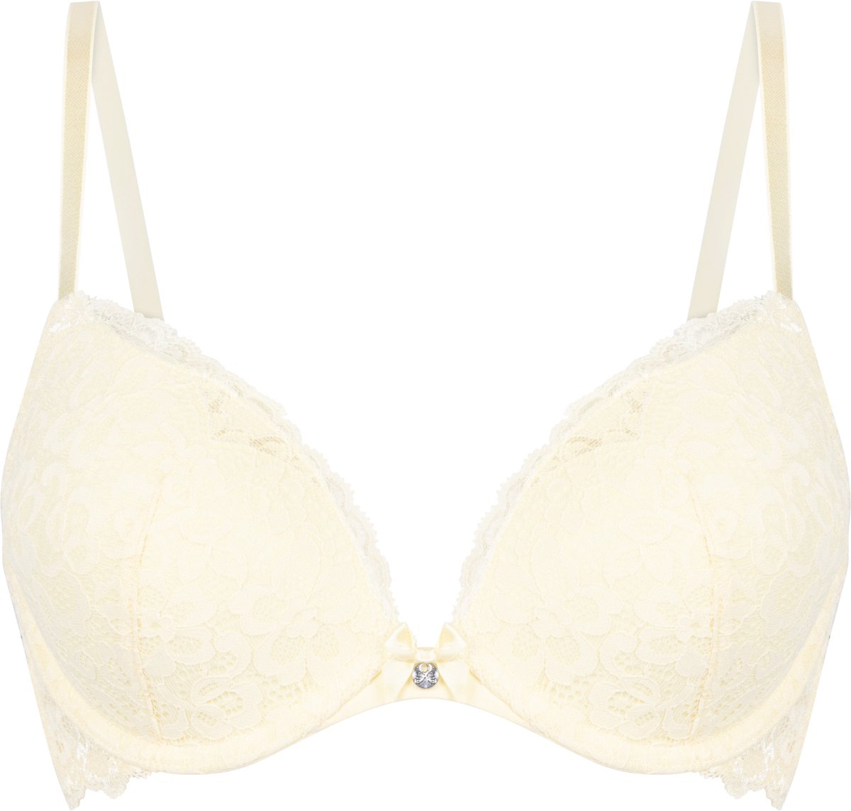 Hunkemöller Marine Padded Push-Up Underwired Bra Geel