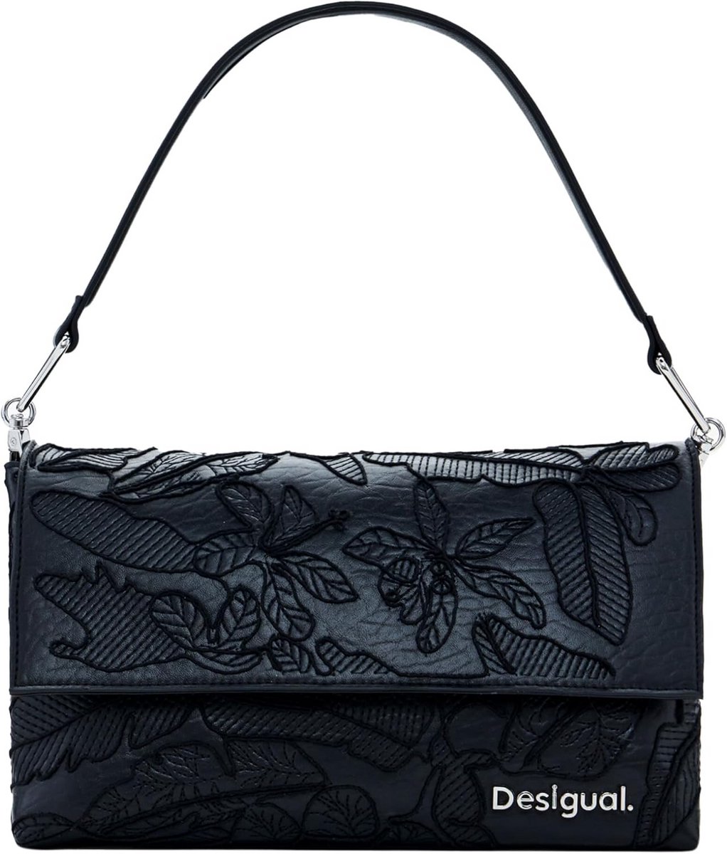 Dames handtas zwart schoudertas crossbody tas
