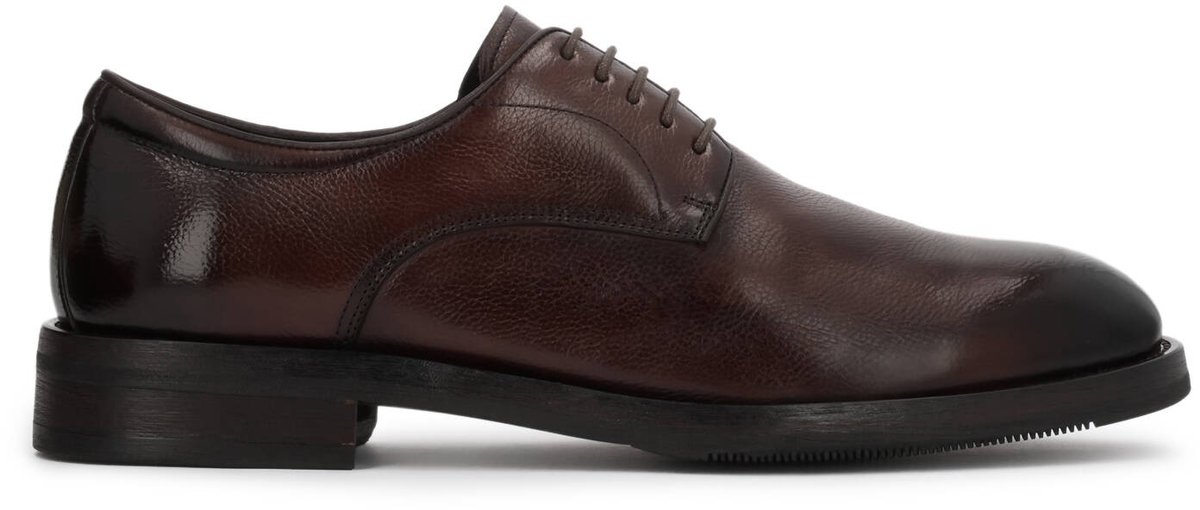 Brown classic derby shoes